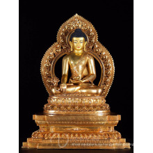 Азии фэншуй крытый сад дзен металлические ремесла бронзовый Будда статуя на продажу